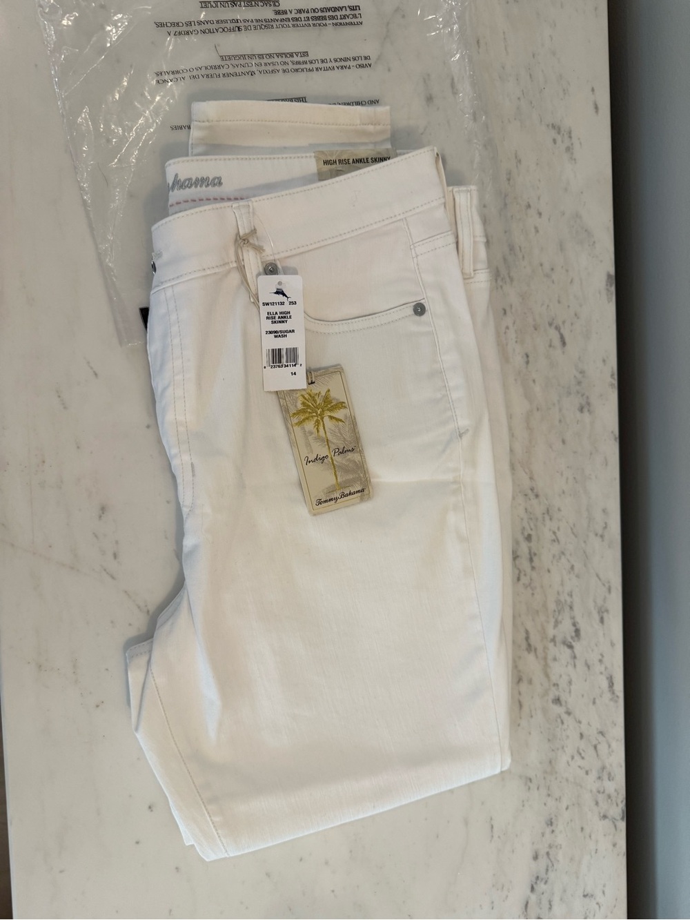 Tommy Bahama White Skinny Jeans